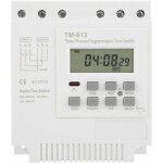 Tm163 relais temporis� programmable 380v / 5060hz 16a relais hebdomadaire commutateur de minuterie de ...