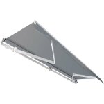 Store banne rtractable manuel ? 3 x 2, 5 m ? anthracite ? montage mural ? marquise solaire auvent pare ...