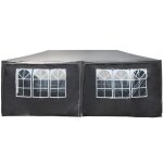 Toboli ? pavillon de jardin 3 x 6 m ? b�che pe hydrofuge avec protection uv 50 + ? structure en acier ...