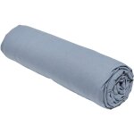 Today - drap housse 100% coton 57 fils 160x200 cm bonnet 30 cm bleu denim