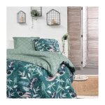 Today sunshine parure de lit bleu 260x240 cm coton