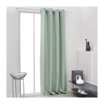 Les tendances - today rideau isolant thermique essential uni - 140 x 240 cm - celadon