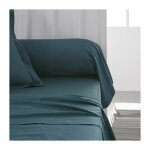 Taie de traversin today essential - 45 x 185 cm - 100% coton uni - paon