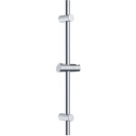 Barre de douche chrom� 70cm, barre de douche en acier inoxydable avec support de pommeau de douche pivotant ...