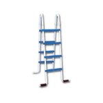 Toi - echelle double symétrique 2x4 marches laquée epoxy pour piscine hors - sol Toi - echelle double symétrique 2x4 marches laquée epoxy pour piscine hors - sol