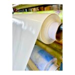 Toile cir�e unie - au m�tre - imperm�able - anti - t�ches - 250 x 140 cm - blanc