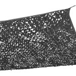 Rwoythk - toile d'ombrage ajoure noir, 150d design ombrire camouflage , adapt  la terrasse de jardin ...