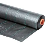 Brixo - toile de paillage noire 1, 05x10 m traitement anti - uv grammage 100g / m
