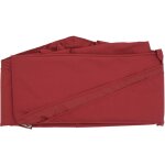 Toile de parasol hhg - 691, 8 baleines �3m 220g / m� polyester, rev�tement de rechange hhg - 691, bordeaux ...