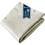 Toile pergola blanc cr�me 3x6 m lp506pr - garantie 5 ans - b�che pergola ou tonnelle �tanche en pvc pour ...