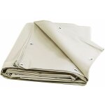 Toile pergola ivoire 3, 1x4, 1 m xp640pr - garantie 10 ans - bche pergola ou tonnelle tanche en pvc ...