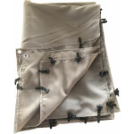 Happy garden - toile pour pergola murale 3  2, 5m nice taupe