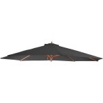Toile de rechange pour parasol florida, toile de parasol de rechange,  3, 5m polyester 6kg, anthracite ...