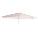 Jamais utilis] toile de rechange pour parasol florida, toile de rechange pour parasol,  3m polyester ...