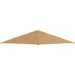 Toile de rechange pour pavillon tonnelle tente 3 x 3 m polyester haute densit 180 g / m revtement ...