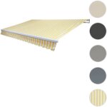 Toile de rechange pour store t791, store � bras articul� toile de rechange 4, 5x3m acrylique jaune - ...