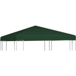 Toile sup�rieure de belv�d�re 310 g / m� 3 x 3 m vert vidaxl