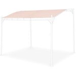 Toile de toit beige pour tonnelle 3x2. 5m brestum - toile de rechange pergola. toile de remplacement