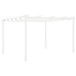 Toile de toit �crue pour tonnelle 3x4m isla - toile de rechange pergola. toile de remplacement