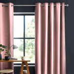 Toile de toscane - rideau 100% coton rose 150x250
