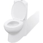 Bonnevie - toilette d'angle / wc  poser avec rservoir cramique blanc najo4506