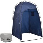 Toilette de camping toilette portable wc chimique avec tente 10 + 10 l 35133 Toilette de camping toilette portable wc chimique avec tente 10 + 10 l 35133