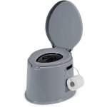 Relax4life - toilette portable avec couvercles et poignée, wc de camping avec seau amovible et porte ... Relax4life - toilette portable avec couvercles et poignée, wc de camping avec seau amovible et porte ...
