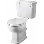 Hudson reed ? toilette wc r�tro c�ramique blanche ? m�canisme de chasse d'eau 6l ? dimensions 47x82x69cm ...