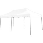 Terre jardin - toit de rechange pour tonnelle pliante 3 x 6 professionnelle - - blanc