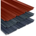 Bacacier - tle axel - 0. 63 mm - couverture mtallique - 2100x1000 mm - gris anthracite