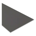 Bacacier - t�le plane 2000x1000 mm acier 0. 75 mm imitation zinc coloris: nerro