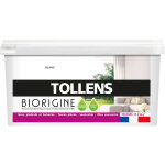 Tollens - peinture blanche haute performance  base de rsine biosource pour murs, plafonds, boiseries ...