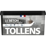 Tollens - peinture couleurs - effet bton multisupport - mat - gris souris - 2l = 10m2