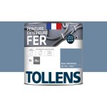 Tollens - peinture fer extrieure 2 en 1 - ultra rsistante, schage rapide et antirouille brillant - ...