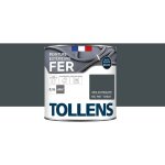 Tollens - peinture fer extrieure 2 en 1 - ultra rsistante, schage rapide et antirouille brillant - ...