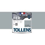 Tollens - peinture fer extrieure 2 en 1 - ultra rsistante, schage rapide et antirouille brillant - ...