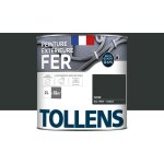 Tollens - peinture fer extrieure 2 en 1 - ultra rsistante, schage rapide et antirouille brillant - ...