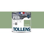 Tollens - peinture fer extrieure 2 en 1 - ultra rsistante, schage rapide et antirouille brillant - ...