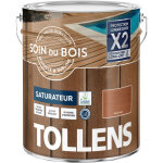 Tollens - saturateur bois - ultra rsistant pour moins d'entretien tous types de bois - mat - teck - ...