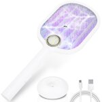 2in1 tapette  mouche lectrique moustique raquette lectrique insectes protection de la maison grand ...