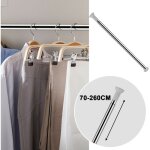 Tolletour - barre à tension de douche barre de serrage en acier inoxydable barre télescopique sans percer ... Tolletour - barre à tension de douche barre de serrage en acier inoxydable barre télescopique sans percer ...
