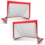 Tolletour - but de football lot de 2 pcs pliable filet de football mini cage de football pour enfants ...