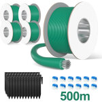 Tolletour c�ble p�riph�riques 500 m pour robot tondeuse avec 1750 piquets + 60 connecteurs de c�bles ...