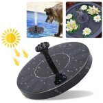 Tolletour fontaine solaire extrieure flottante 1. 5w pompe bassin solaire et 7 buses pour exterieur