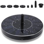 Tolletour fontaine solaire pompe  eau solaire excute automatiquement pr fontaine bassin de jardin piscine ...