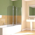 Tolletour - pare - baignoire pivotant paroi de douche sanitaire pour paroi de baignoire 6mm nano repliable ... Tolletour - pare - baignoire pivotant paroi de douche sanitaire pour paroi de baignoire 6mm nano repliable ...