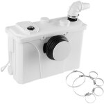 Tolletour station de relevage 700w eaux uses wc eaux charges pompage automatique pour eliminer