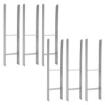 Tolletour - swanew ancre de poteau douille de sol pied de poteau support de poteau 101mm 6 pices