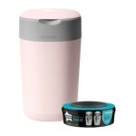 Tommee tippee - poubelle a couches twist and click sangenic tec rose Tommee tippee - poubelle a couches twist and click sangenic tec rose