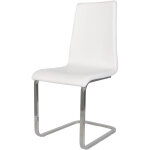 Tommychairs - chaise cantilever berlin avec pieds en acier chrom� � haute r�sistance et assise en bois ...